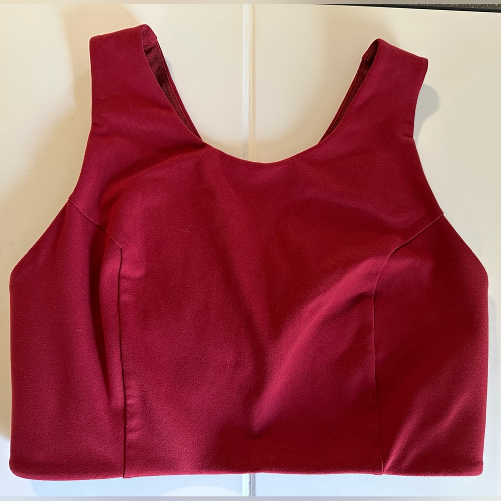 The North Face Beyond The Wall Free Motion Bra - Fig Red - Medium